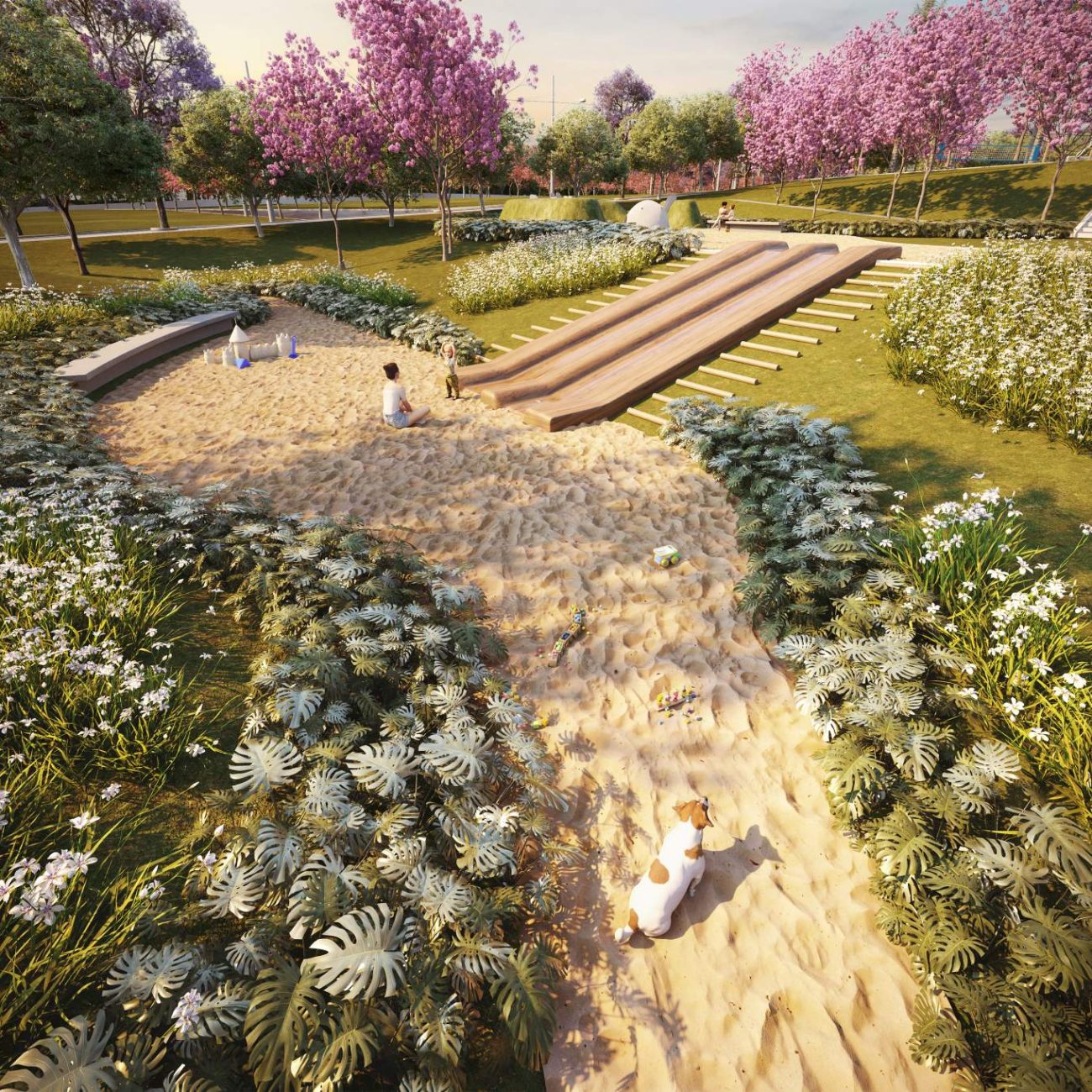 Perspectiva Artística do BEACH KIDS